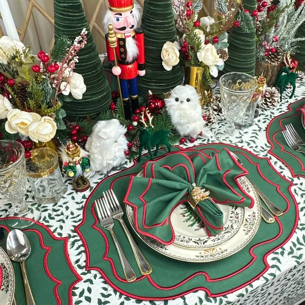 Dark Green Leaves - Tablecloth - The Mayfair Hall