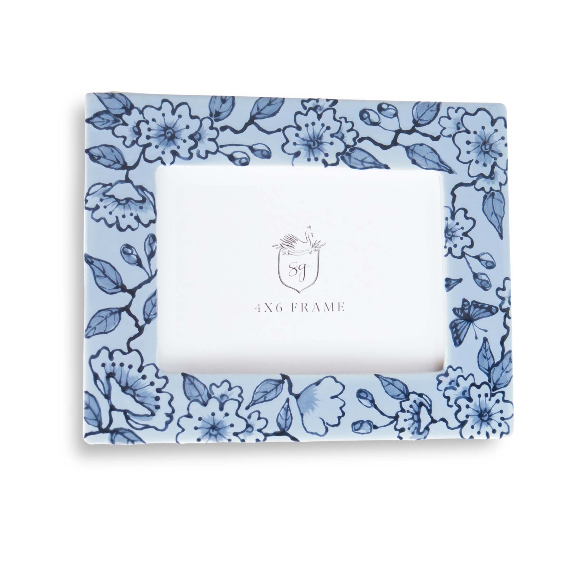 Blue Blossom Chinoiserie Picture Frames