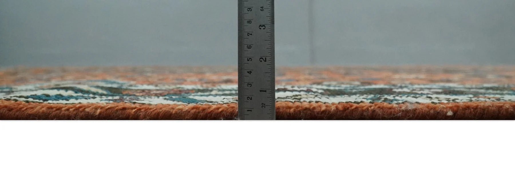 Rust, Ivory, and Brown Oriental Traditional Hand knotted Multi Size Area Rug