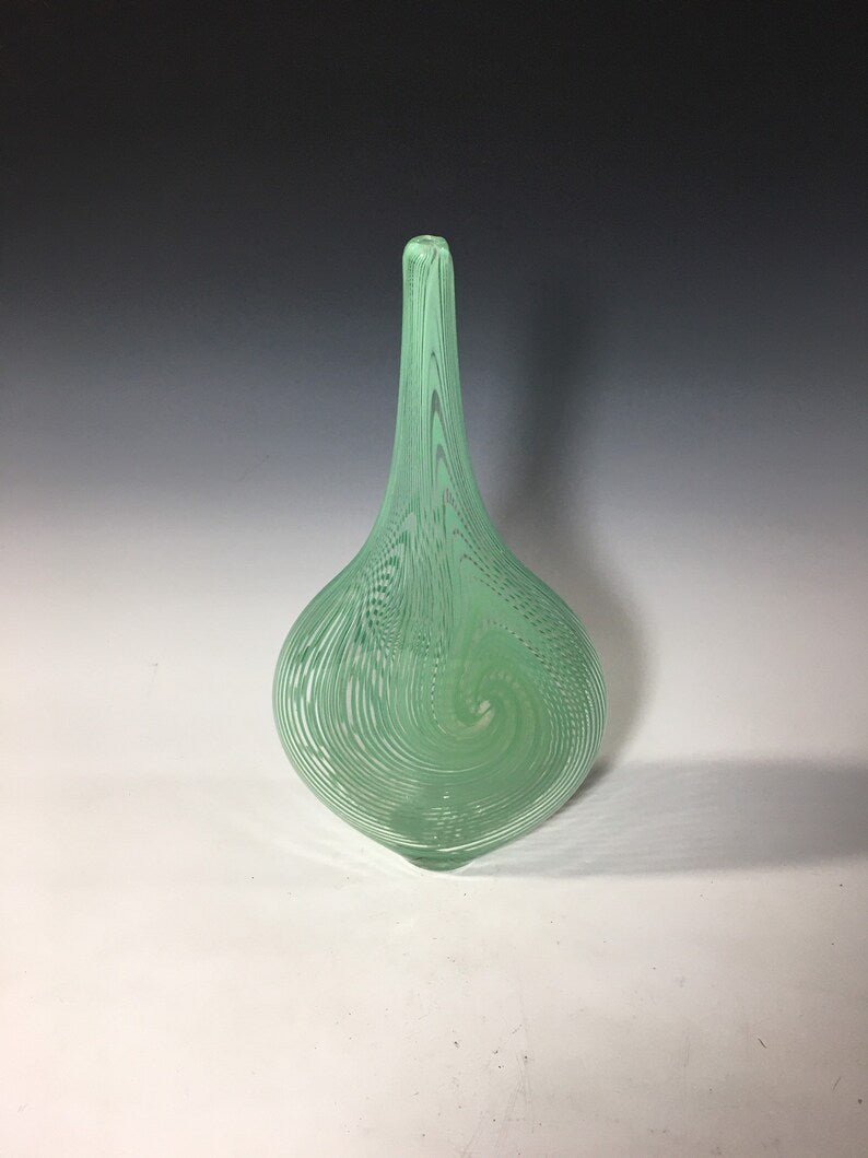 Jade Switch Axis Vase - Blown Glass - John Gibbons - The Mayfair Hall