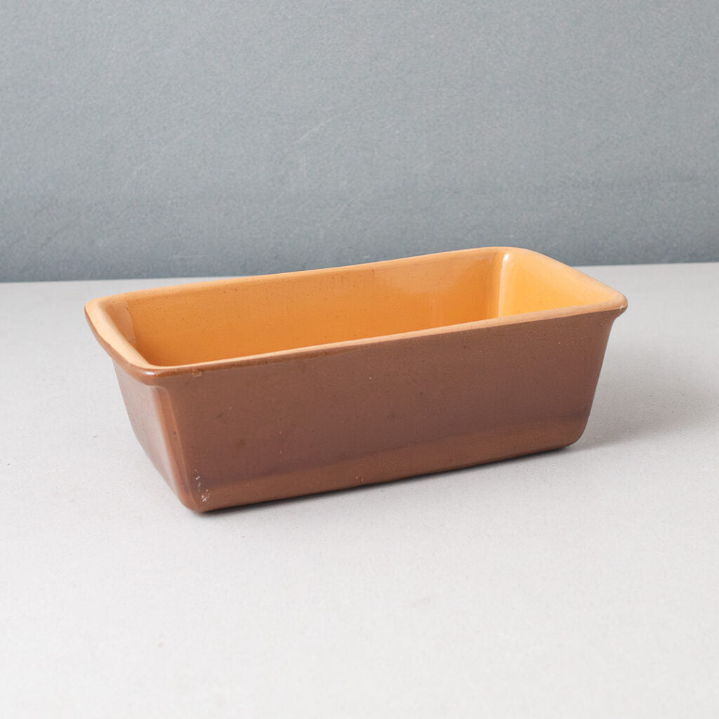 Vintage French Stoneware Rectangular Pan - Extra Large (2.5L)--Brown