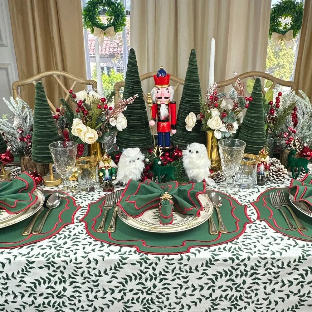 Dark Green Leaves - Tablecloth - The Mayfair Hall