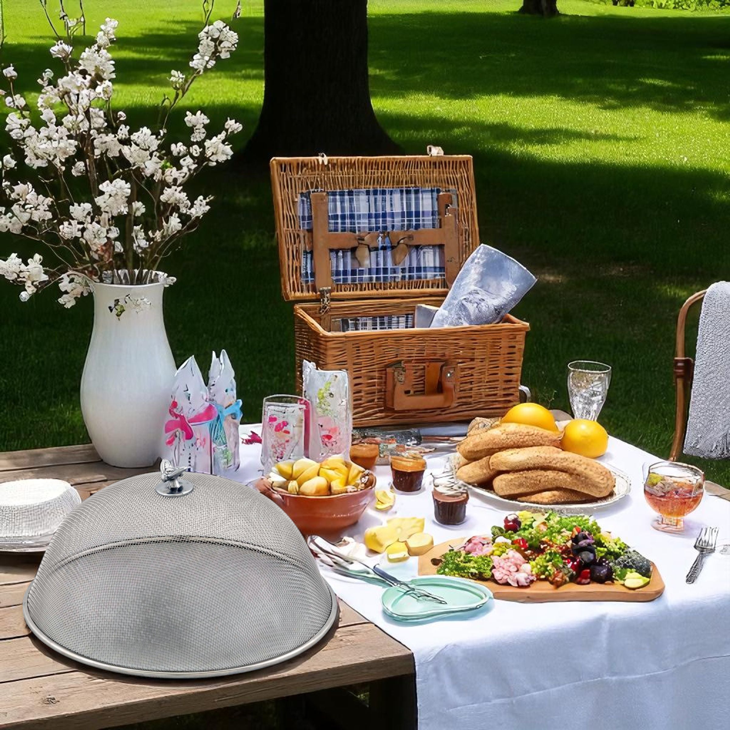 Bee Stainless Mesh Picnic Cover