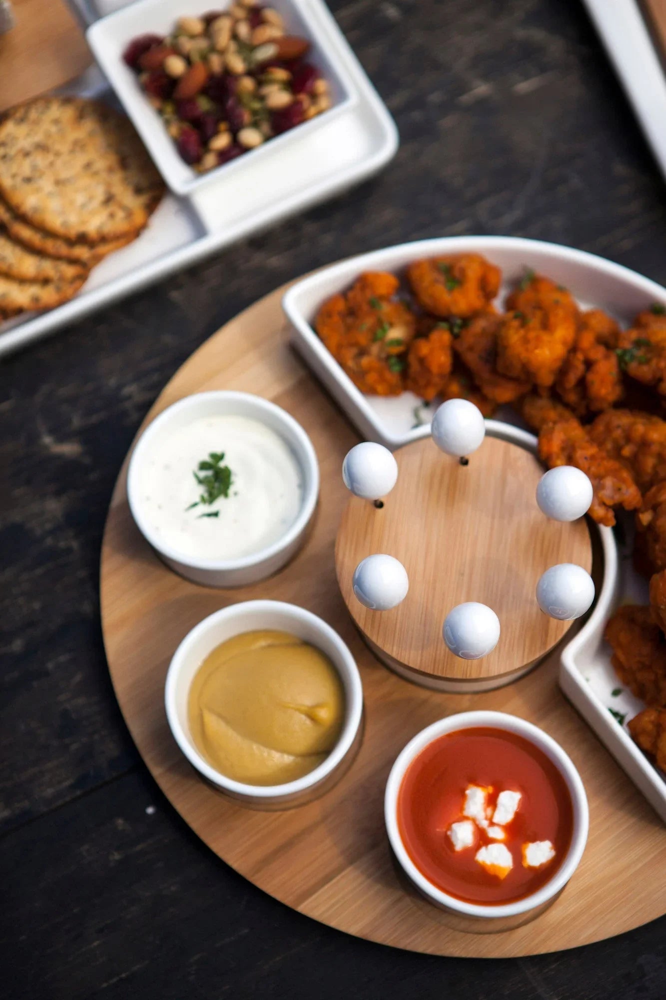 Symphony Appetizer Serving Tray Set - The Mayfair Hall