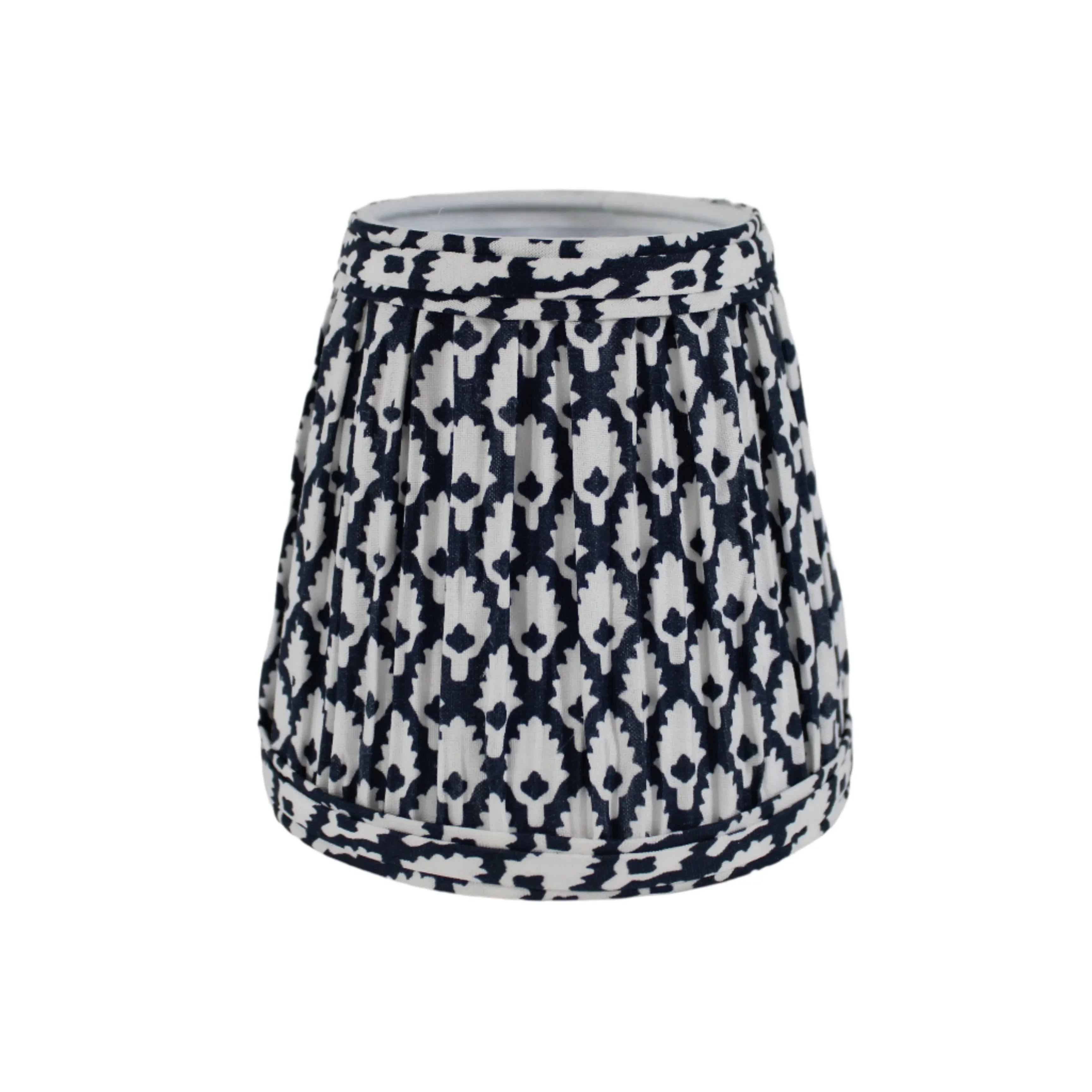 Small Fabric Shade Cover in 851 Navy - The Mayfair Hall