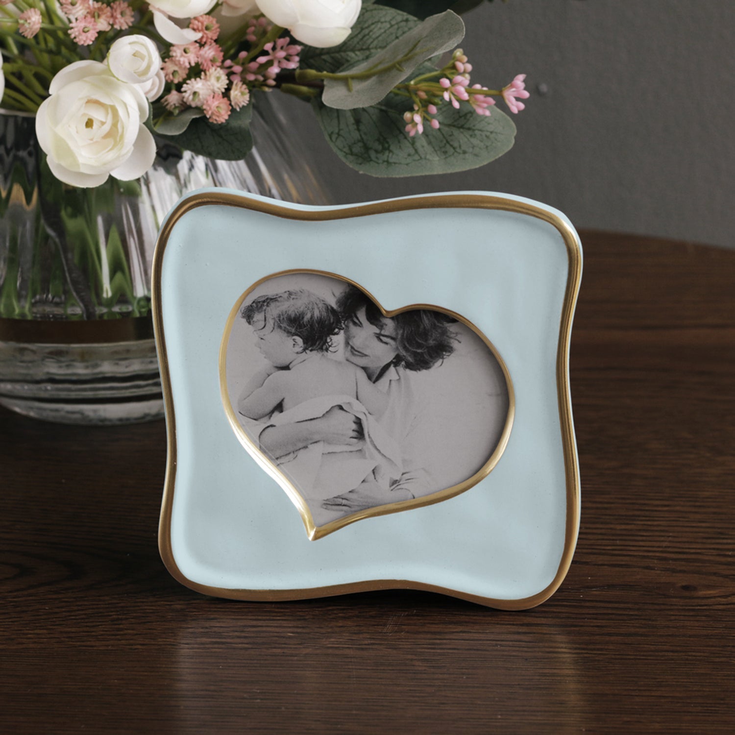 FRAME Encanto Curved Heart 5 x 5 (Blue)