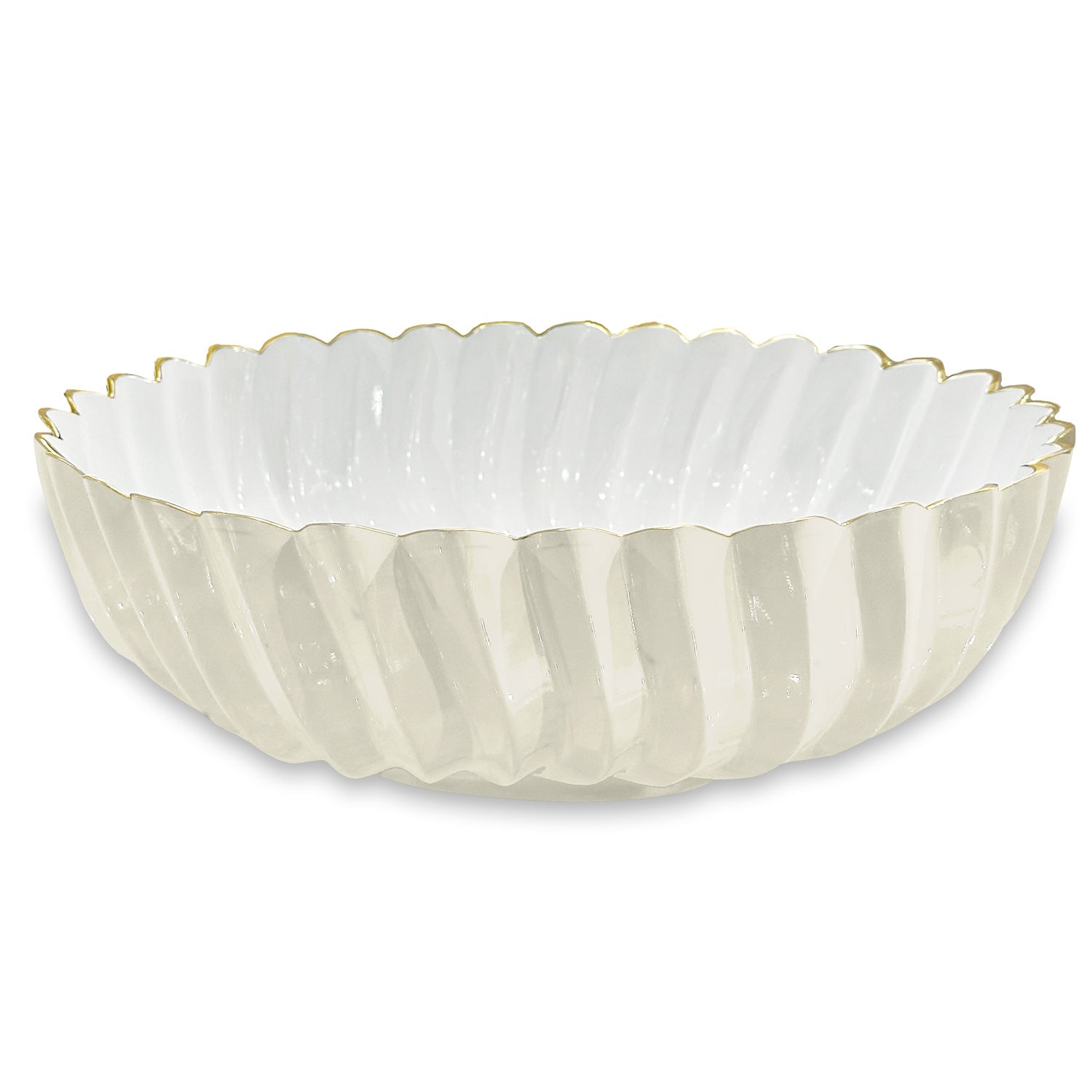 ENCANTO Orlando Large Bowl (Cream and White)