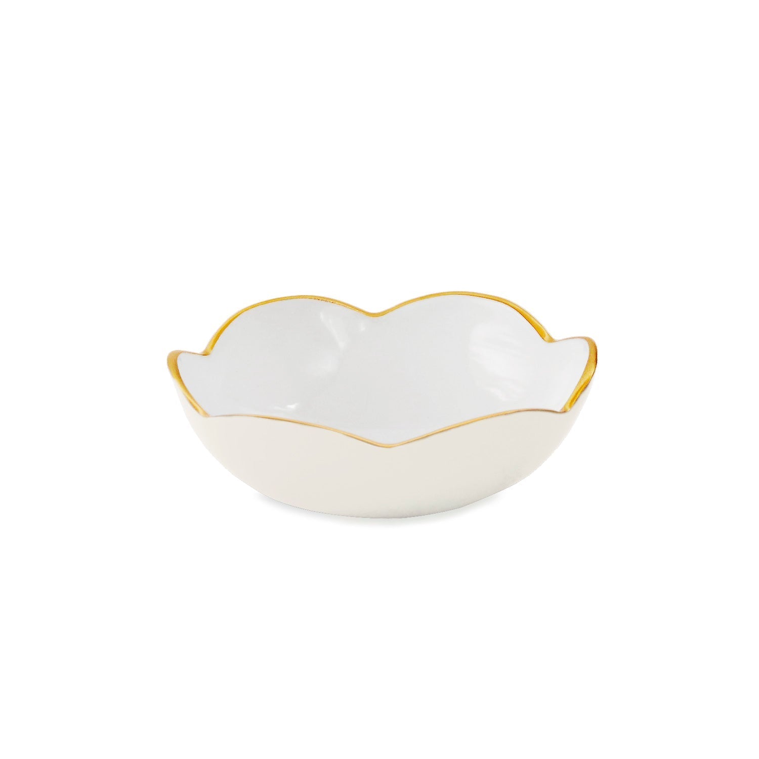 ENCANTO Amelia Mini Round Bowl Cream and White