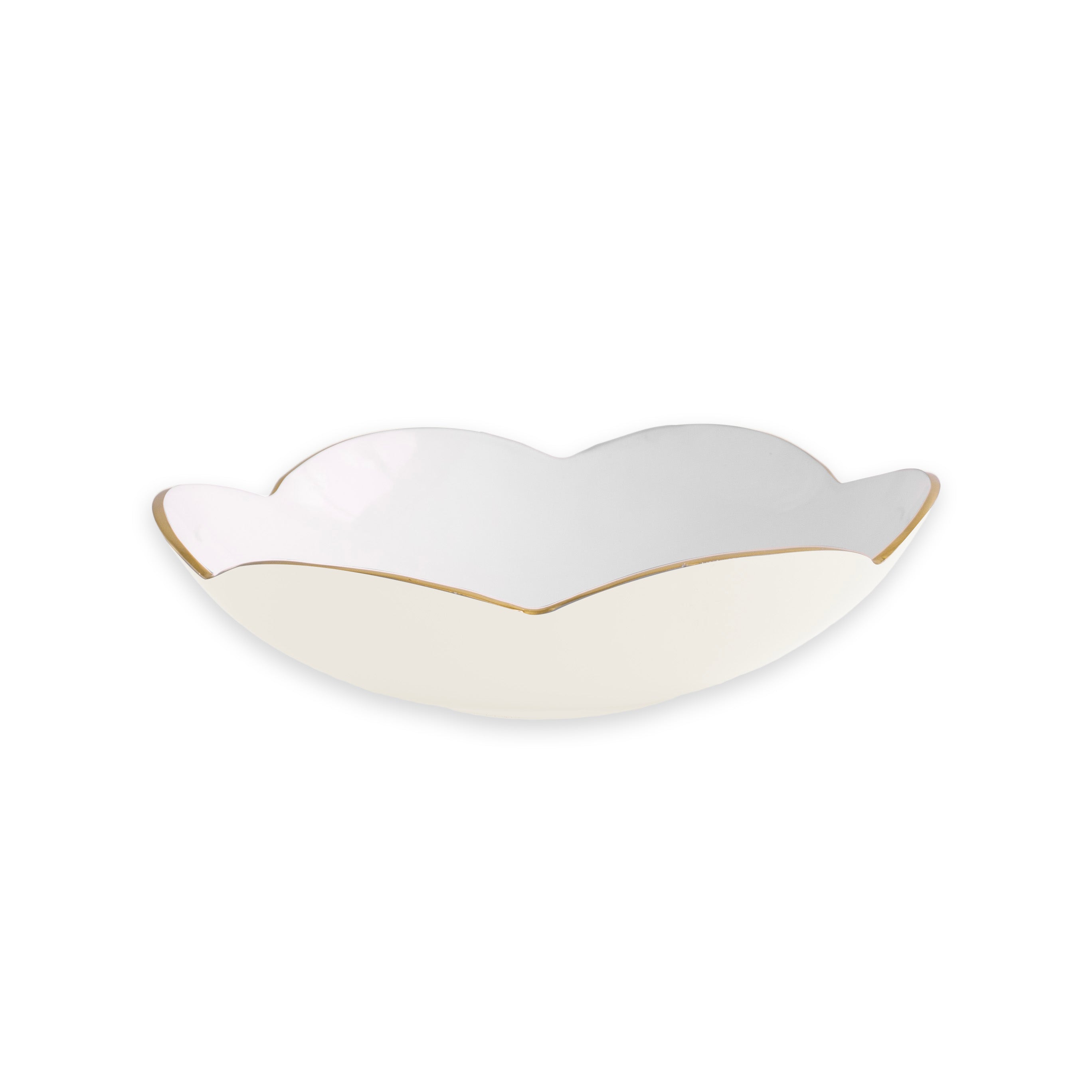 ENCANTO Amelia Medium Bowl Cream and White
