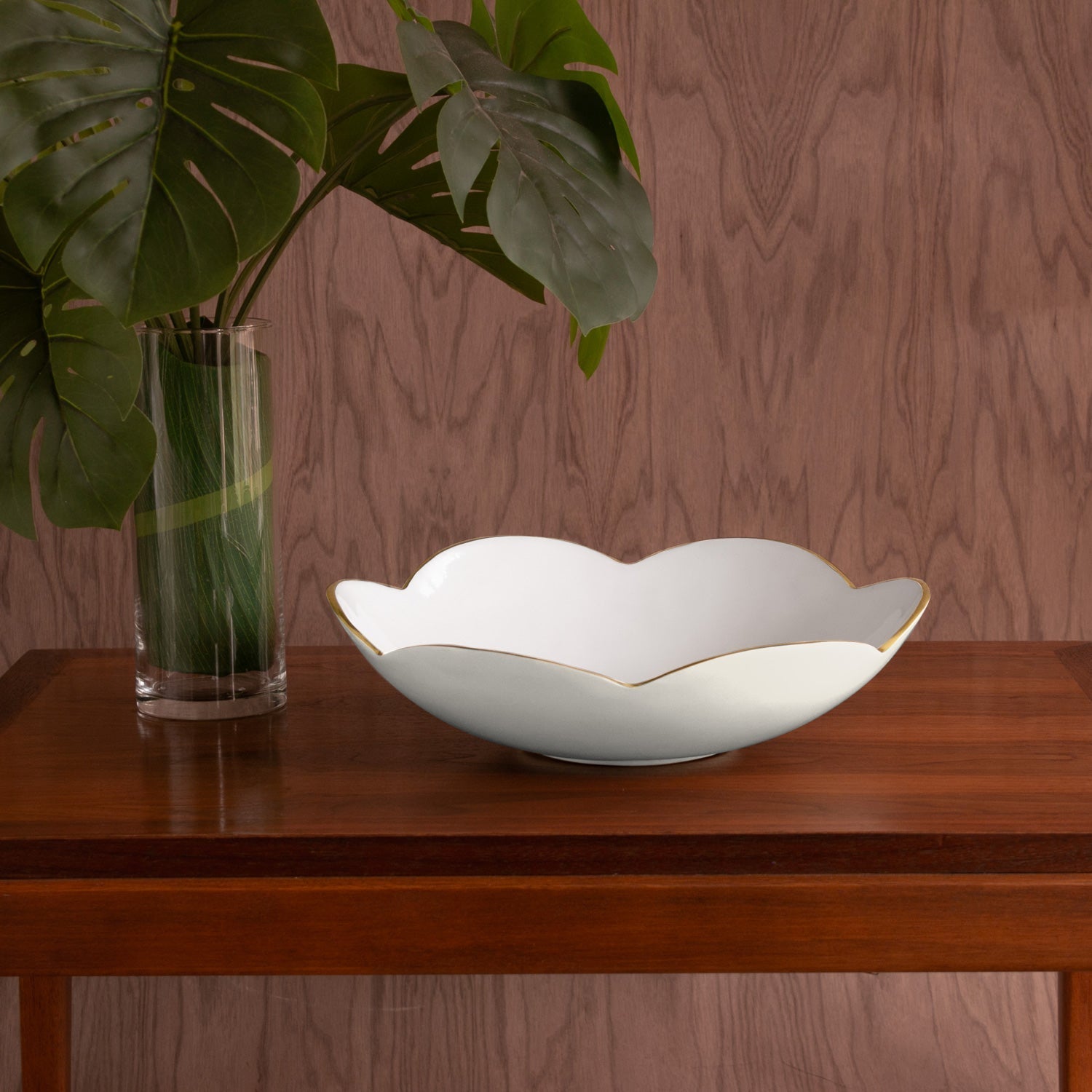 FINAL SALE - ENCANTO Amelia Medium Bowl Cream and White