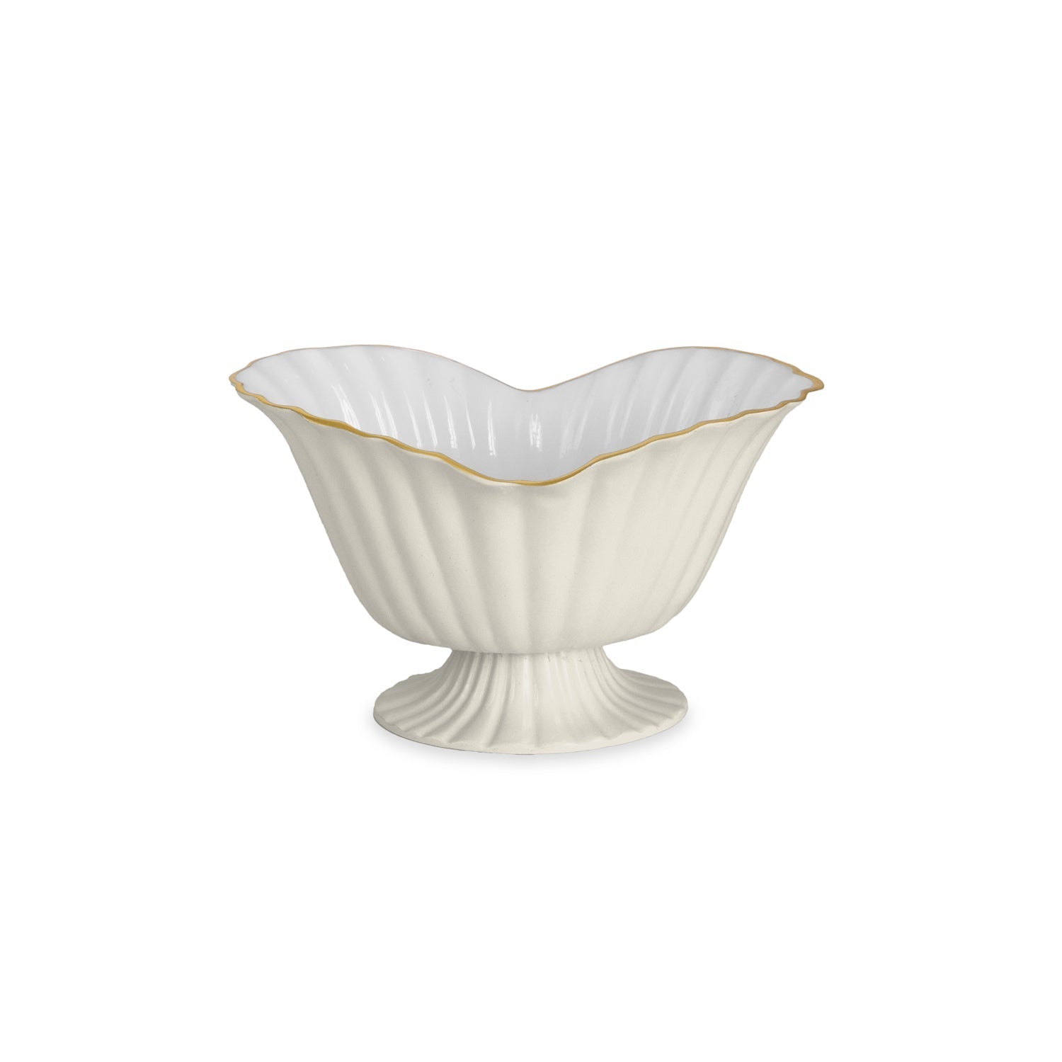 ENCANTO Vienna Medium Grissini Pedestal Cream and white