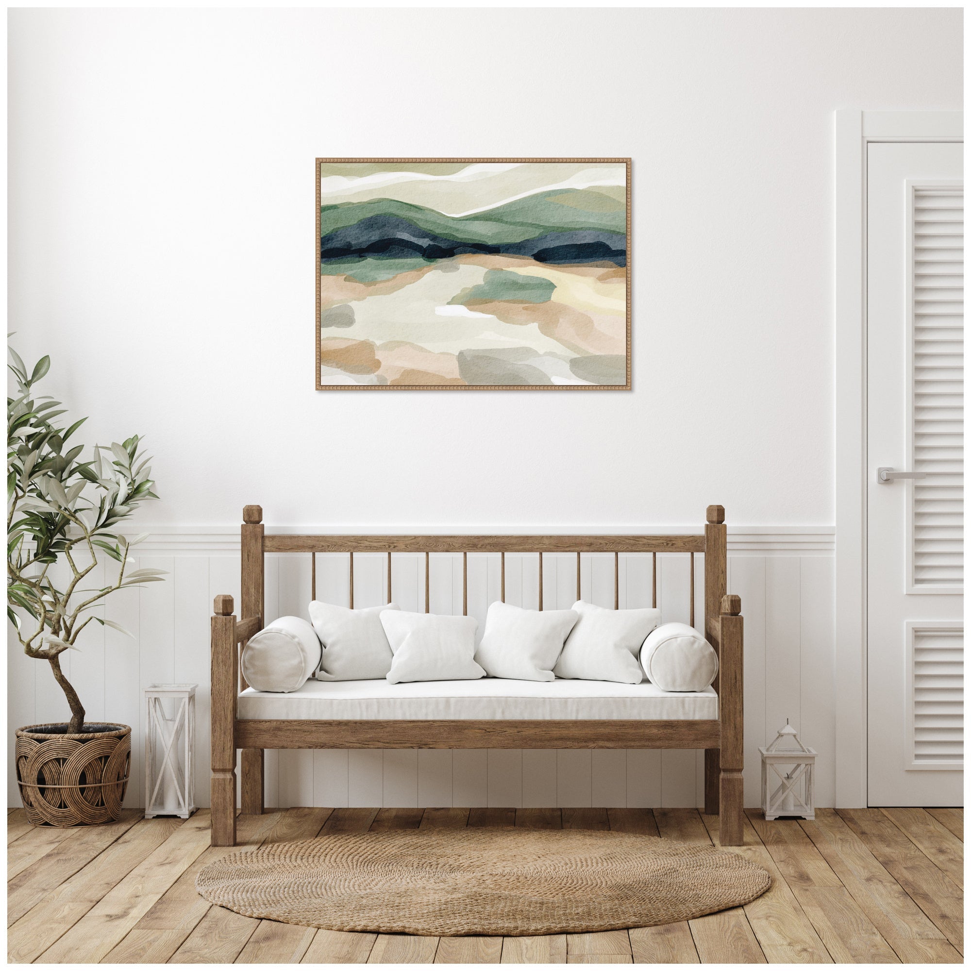 Beauty After Rain by Nikita Jariwala Framed Canvas Wall Art Print