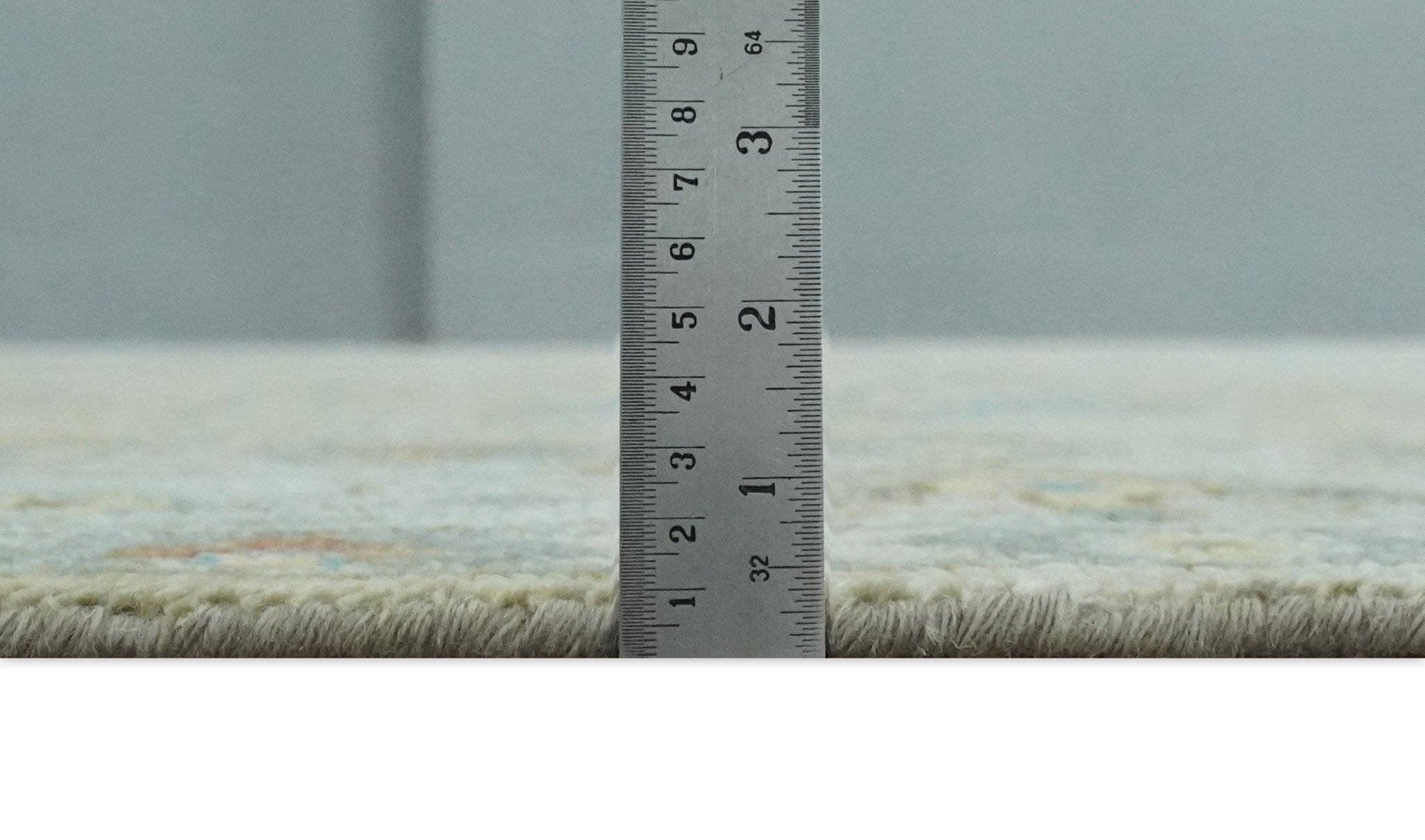 8x10, 9x12, 10x14 and 12x15 Hand Knotted Beige and Ivory Floral Traditional Persian Oushak Wool Rug | TRDCP1205 - The Rug Decor