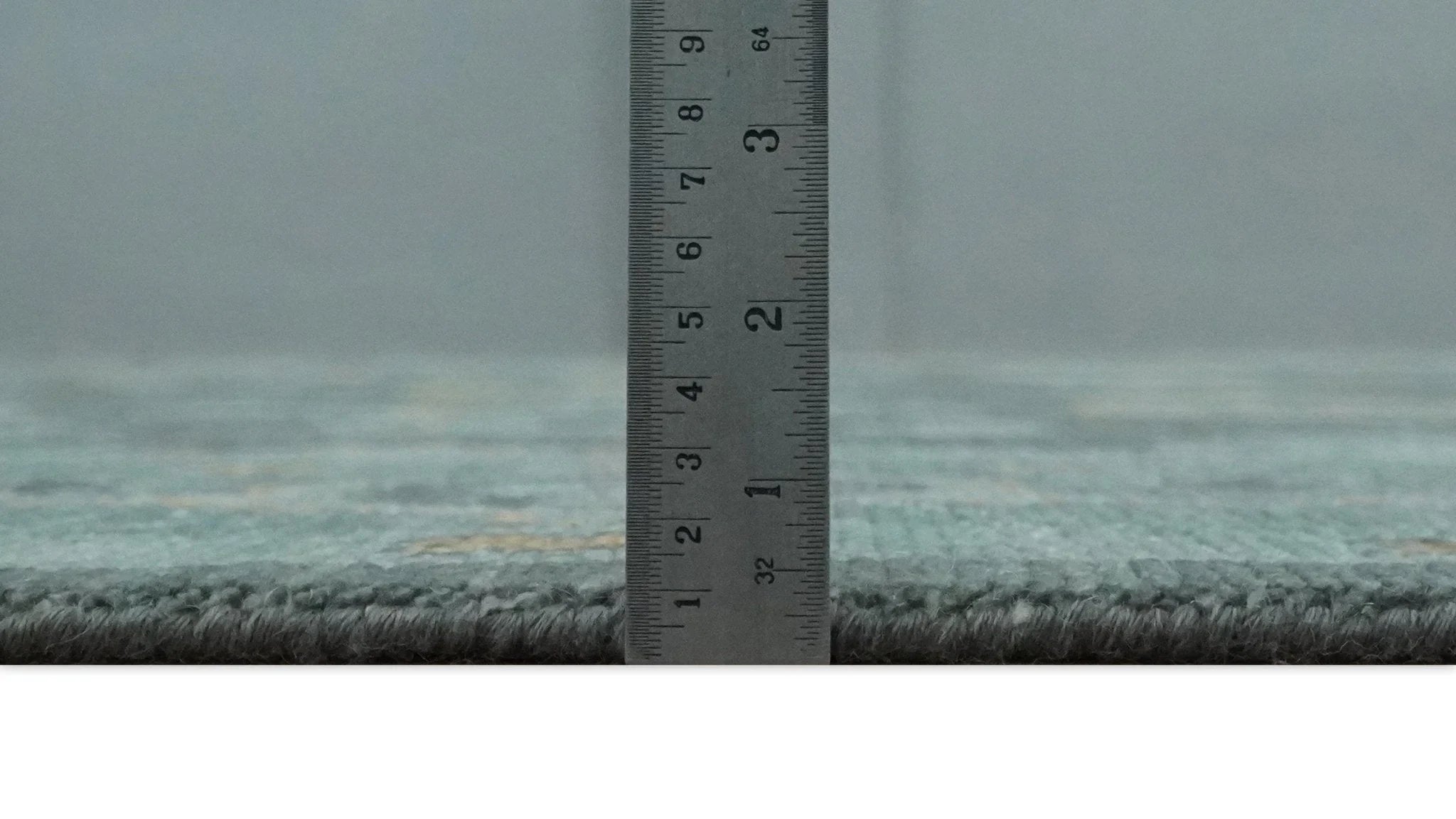 8x10, 9x12, 10x14 and 12x15 Hand Knotted Charcoal and Aqua Traditional Oushak Wool Rug | NT42 - The Rug Decor