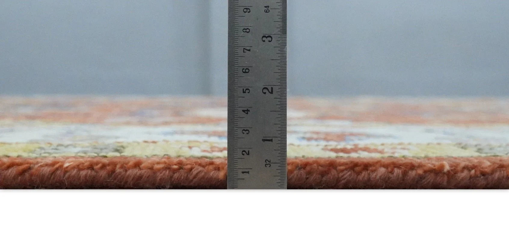 8x10 Hand Knotted Rust and Ivory Traditional Vintage Persian Style Antique Wool Rug | TRDCP752810 - The Rug Decor