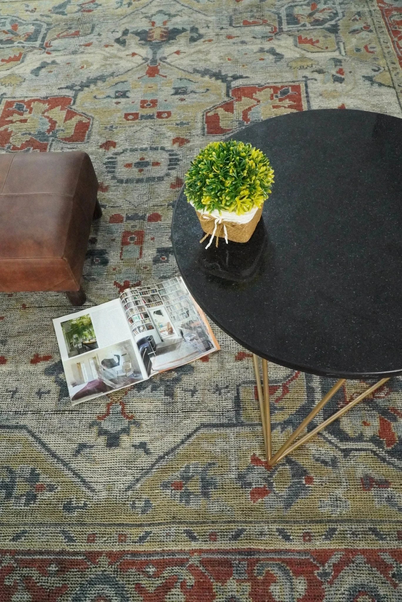 8x10 Hand Knotted Serapi Silver and Rust Traditional Antique Area Rug | TRD2401 - The Rug Decor