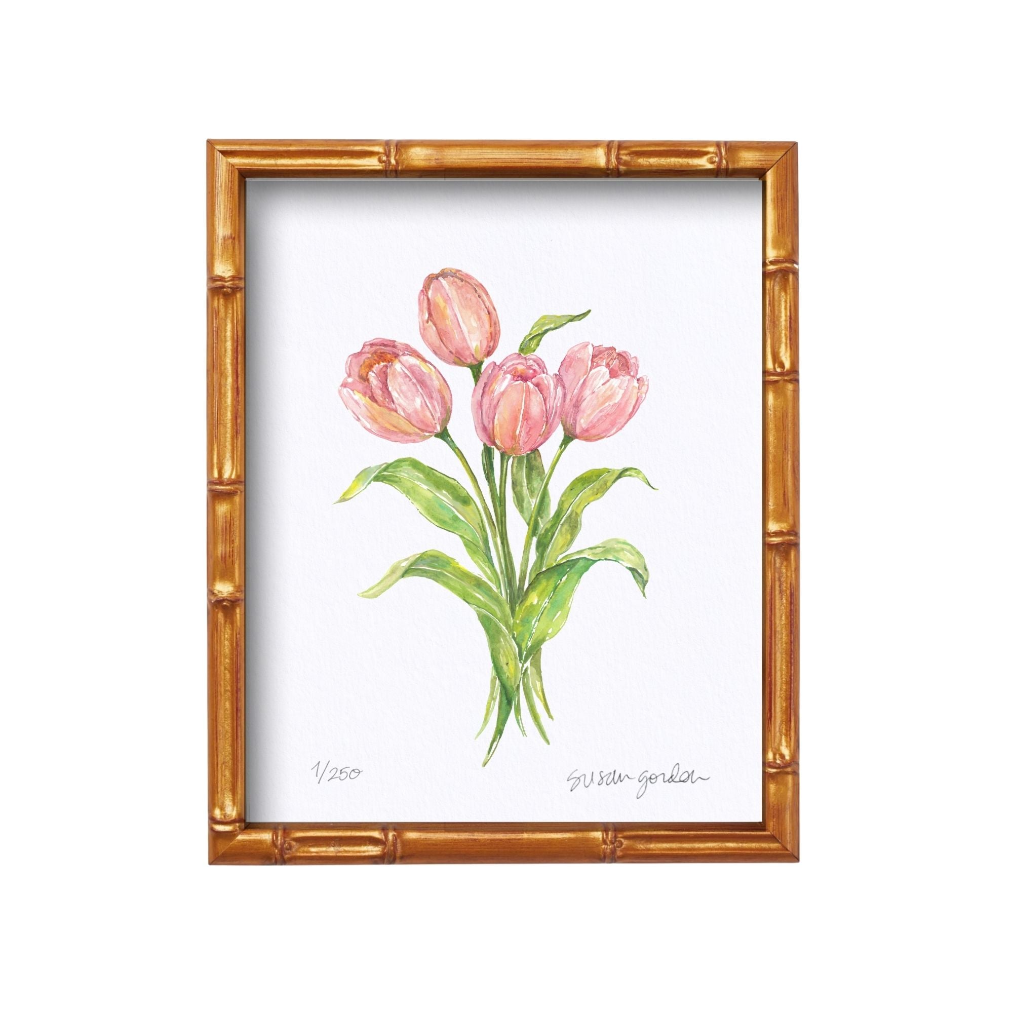 8x10 Framed Tulip Archival Prints By Susan Gordon