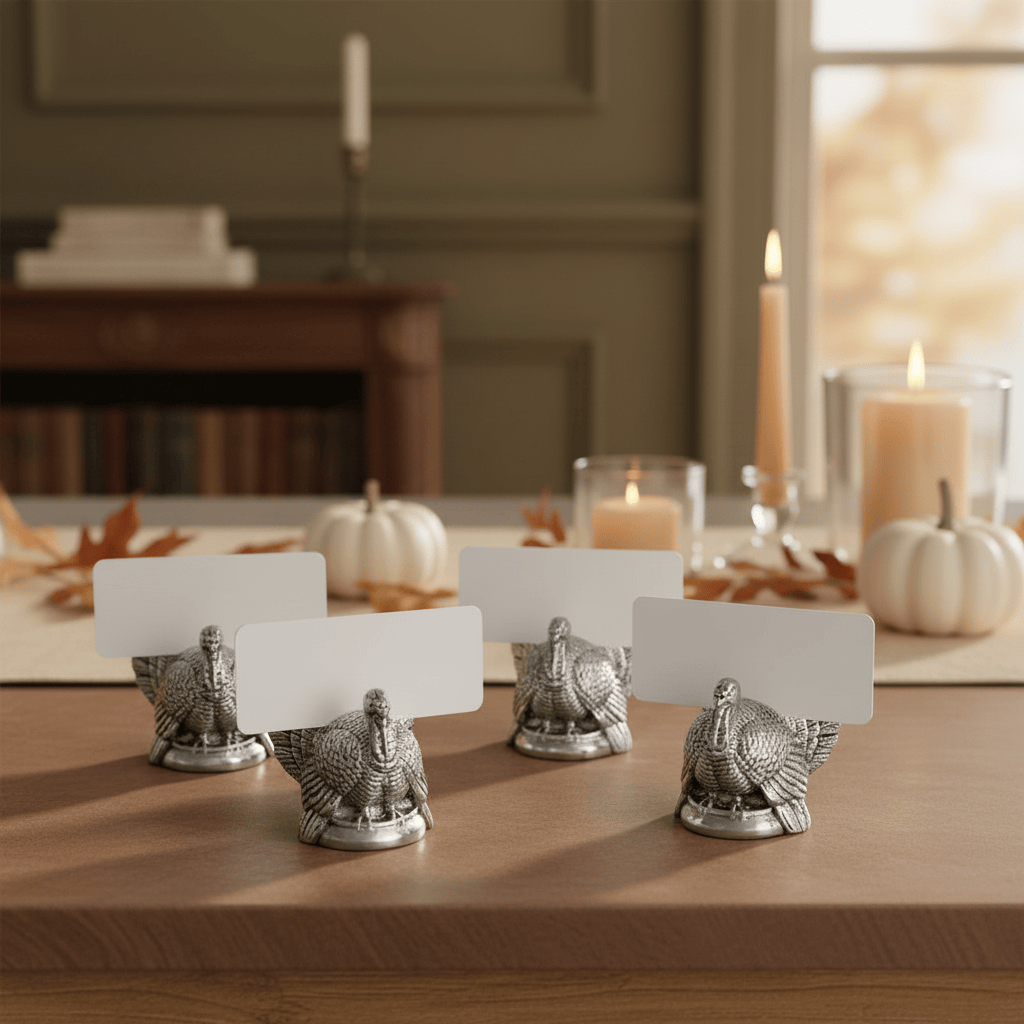Turkey Placecard Holder (Set of 4)