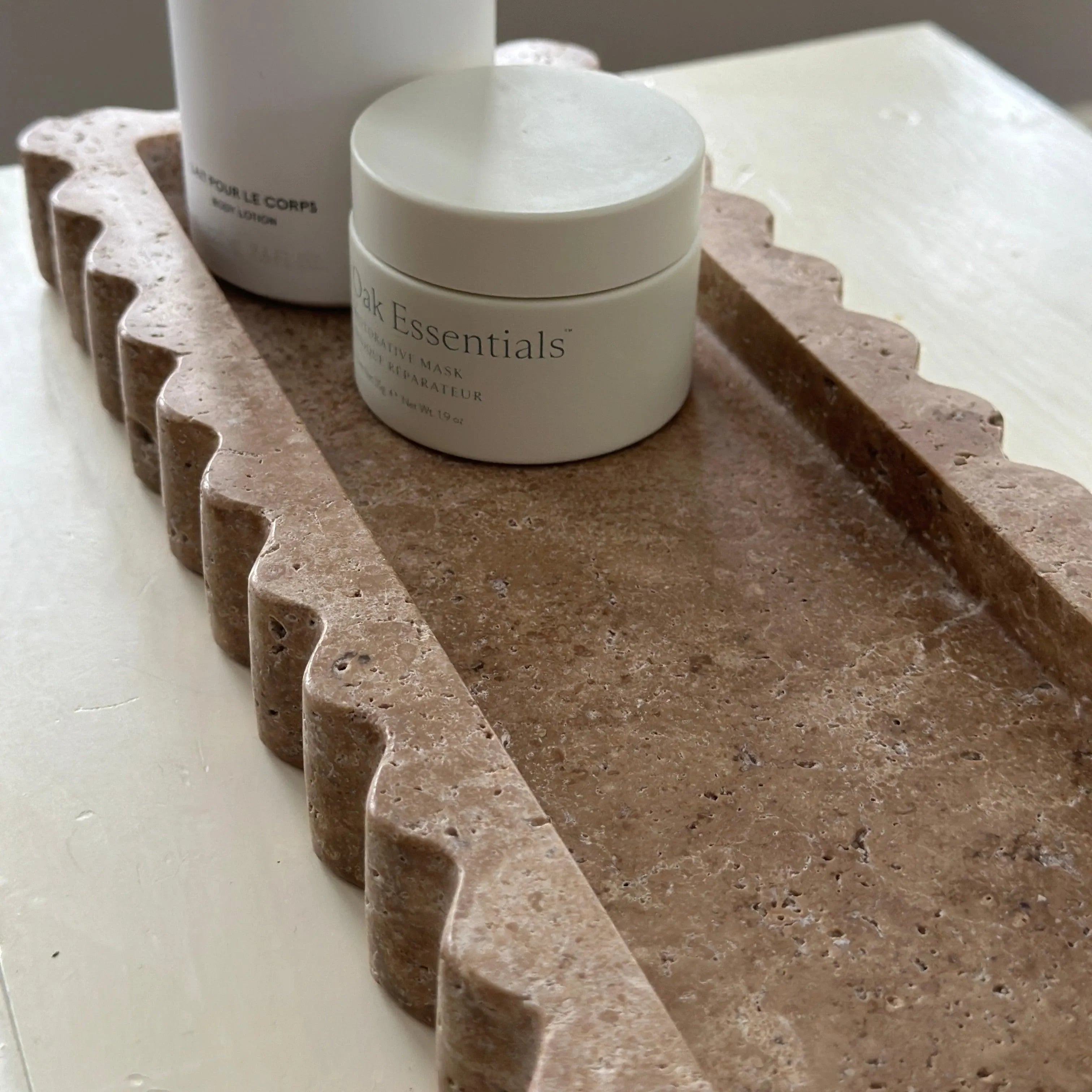 Marble 512 Tray in Biscotti - The Mayfair Hall