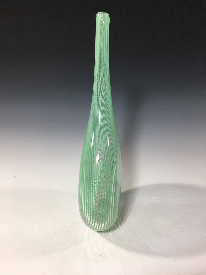 Jade Switch Axis Vase - Blown Glass - John Gibbons - The Mayfair Hall