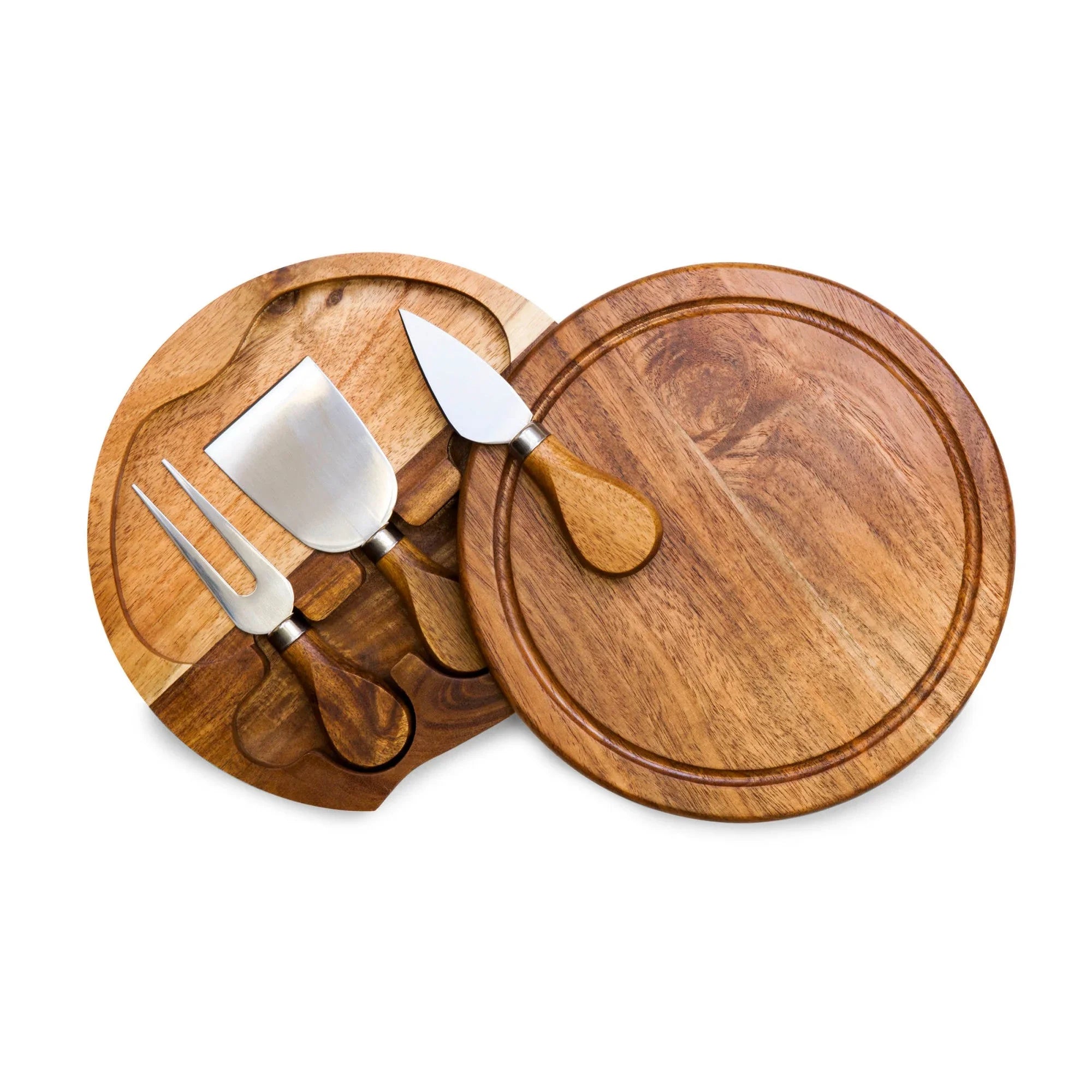 Acacia Brie Cheese Cutting Board & Tools Set - The Mayfair Hall