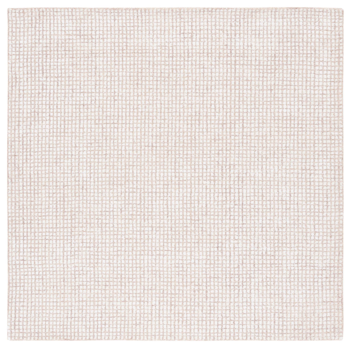 Abstract Modern Hand Tufted Area Rug in Ivory and Beige