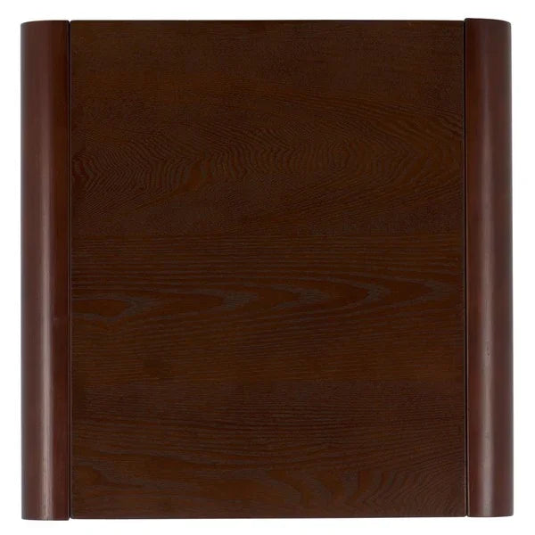 Omara Wood Accent Table in Walnut - The Mayfair Hall