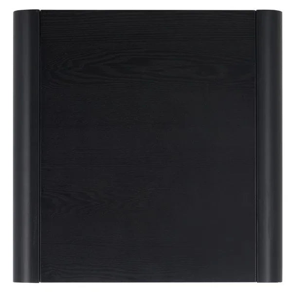 Omara Wood Accent Table in Black - The Mayfair Hall