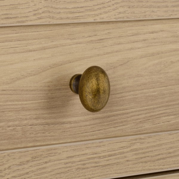 Shafa Accent Table in Natural with Storage Drawer