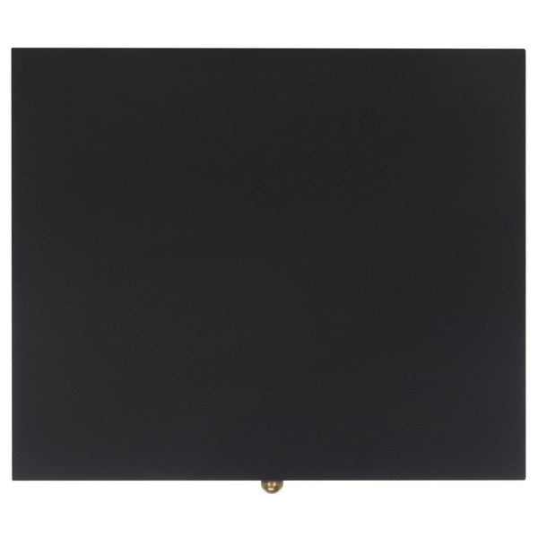 Shafa Accent Table in Black with Storage Drawer