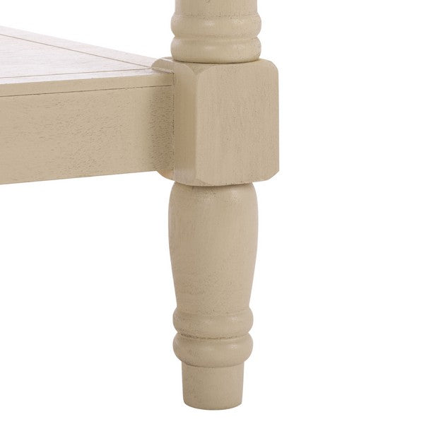 Cassie 3 Shelf Accent Table in Sand