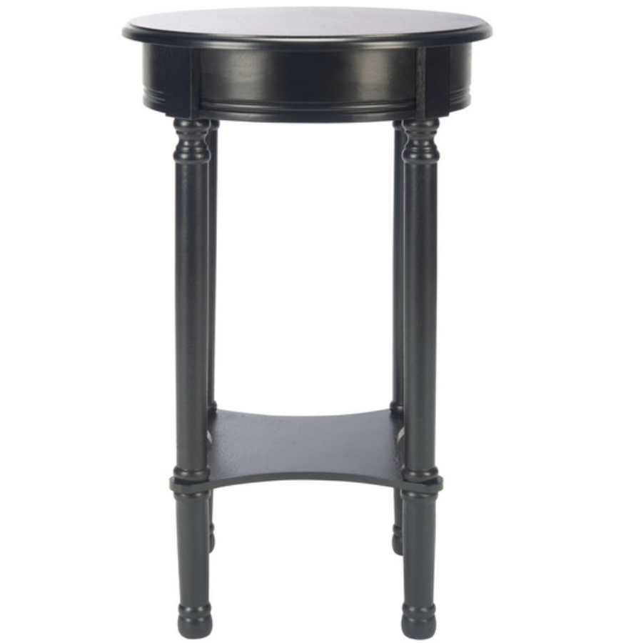 Tinsley Round Accent Table in Black