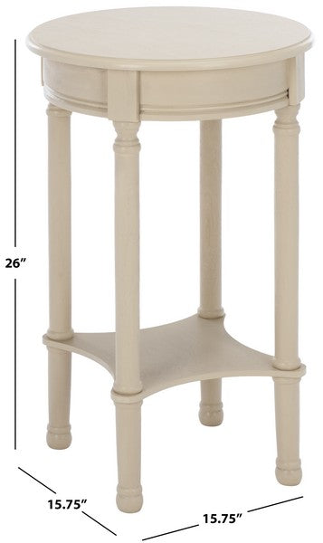 Tinsley Round Accent Table in Sand