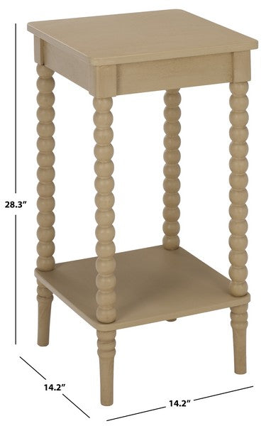 Orbis Square Accent Table in Natural