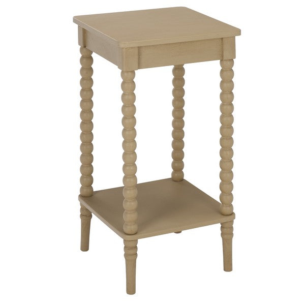 Orbis Square Accent Table in Natural