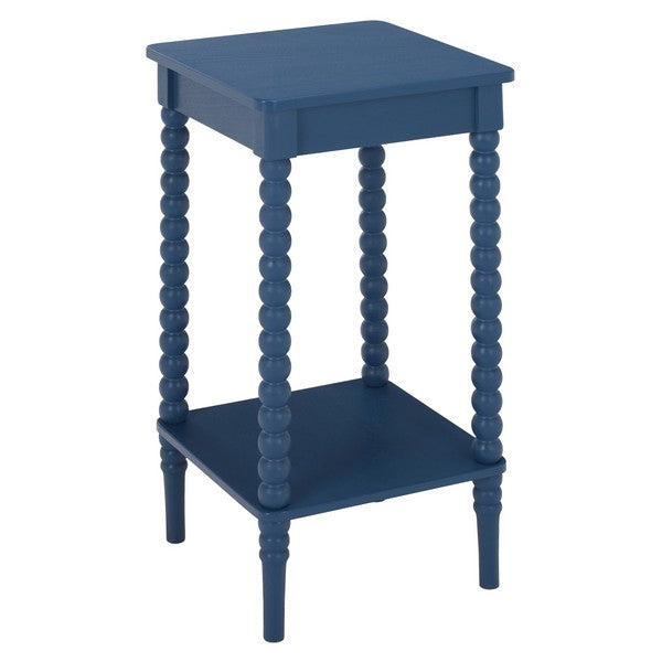 Orbis Square Accent Table in Blue