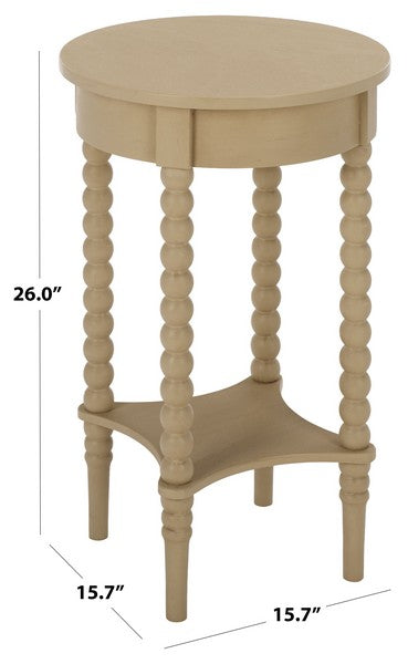 Orbis Round Accent Table in Natural