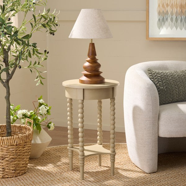 Orbis Round Accent Table in Natural