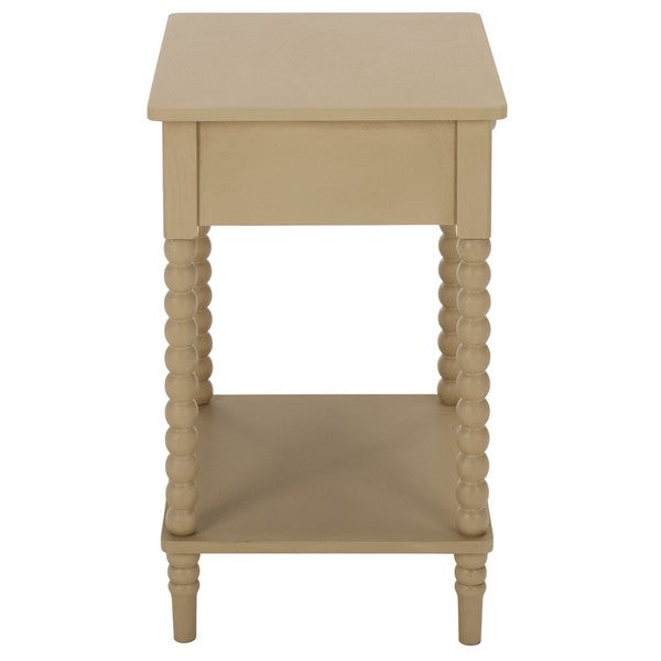 Orbis Accent Table with 1 Drawer in Natural