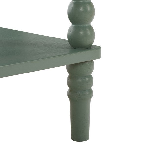 Orbis Accent Table with 1 Drawer in Sage Green