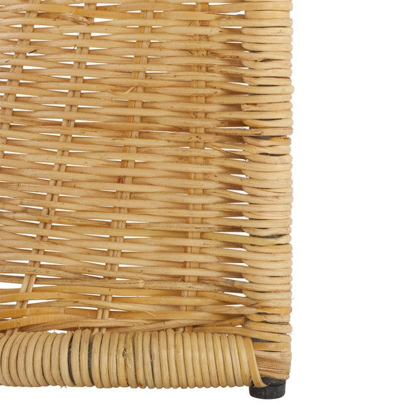 Zendy Rattan Accent Table in Light Natural