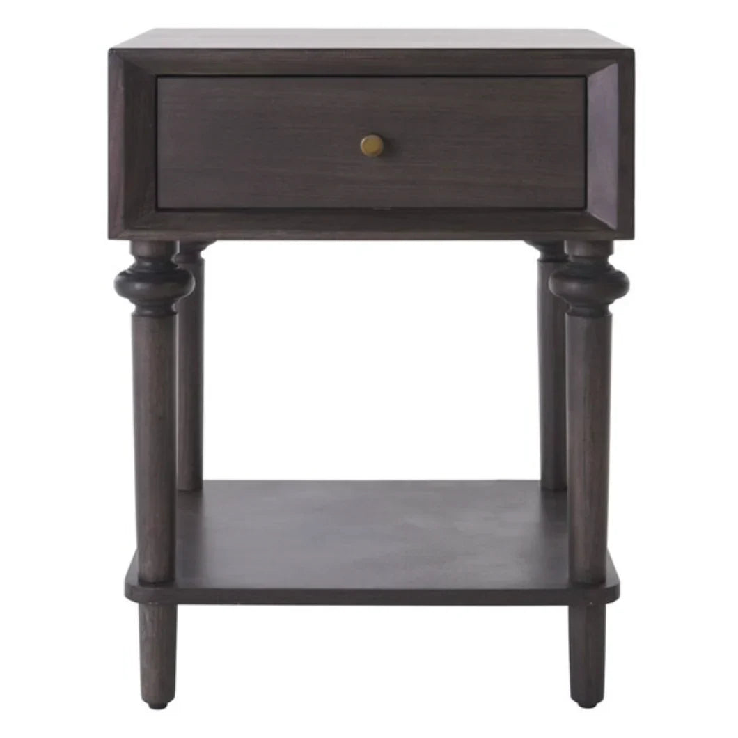 Ambrashi End Table in Dark Gray