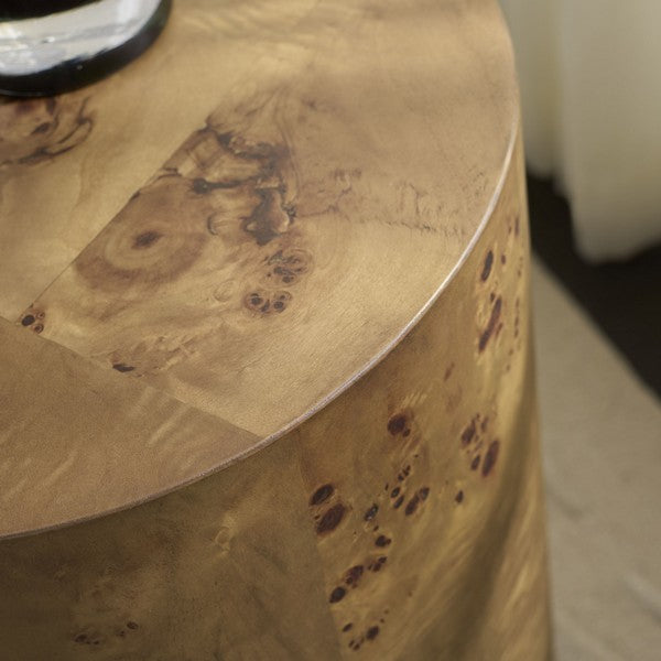 Siya Wood Accent Table in Brown