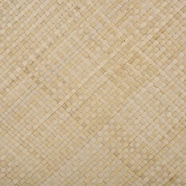 Apis Raffia Accent Table in Natural with Storage Drawer and Shelf