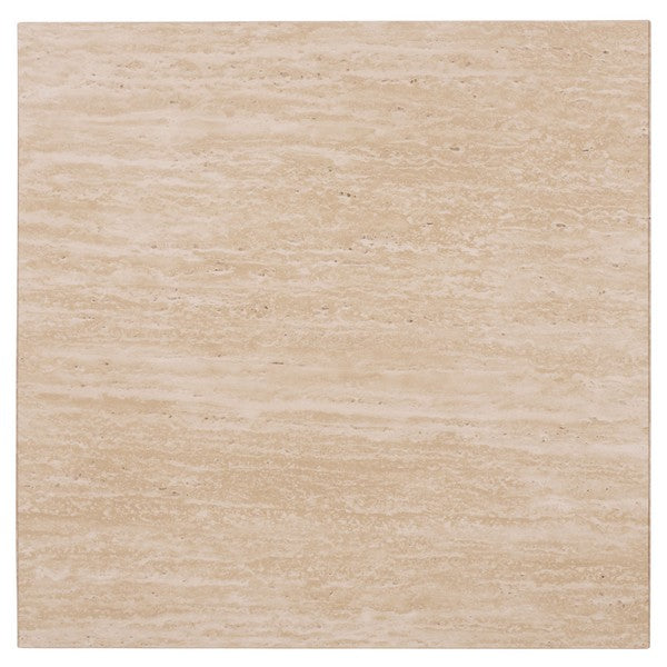 Woodrow Accent Table in Faux Travertine