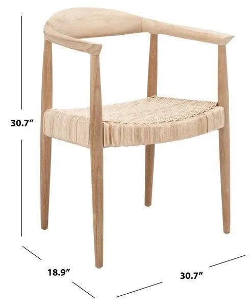 Renga Rattan Accent Chair in Unfinished Natural - The Mayfair Hall