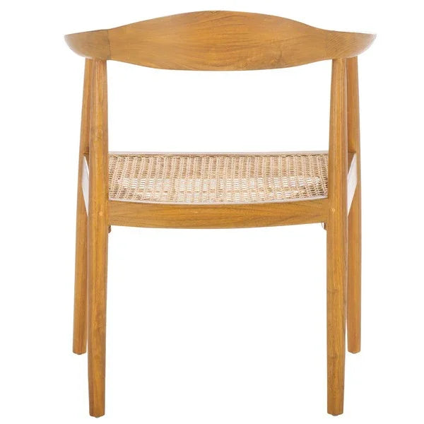 Savina Sungkai Wood Accent Chair in Natural - The Mayfair Hall