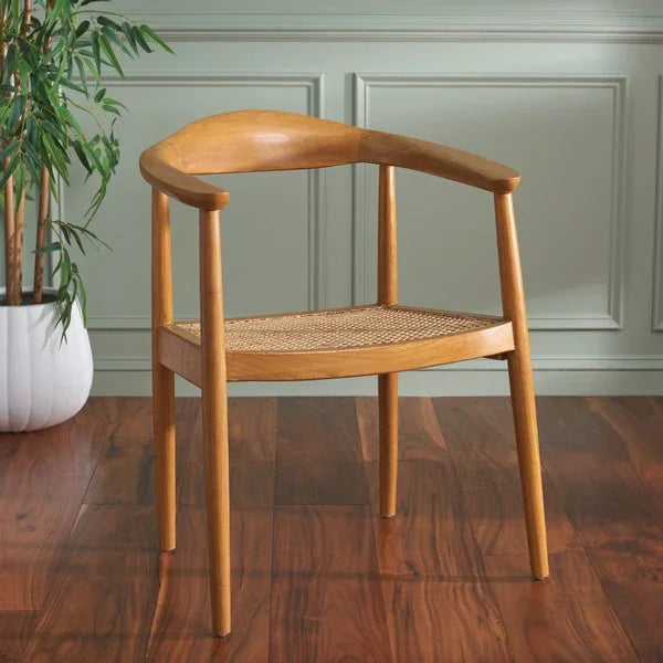 Savina Sungkai Wood Accent Chair in Natural - The Mayfair Hall