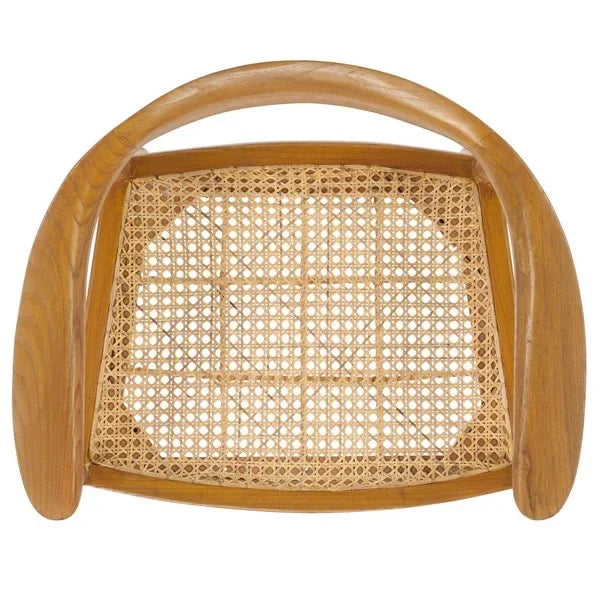 Savina Sungkai Wood Accent Chair in Natural - The Mayfair Hall