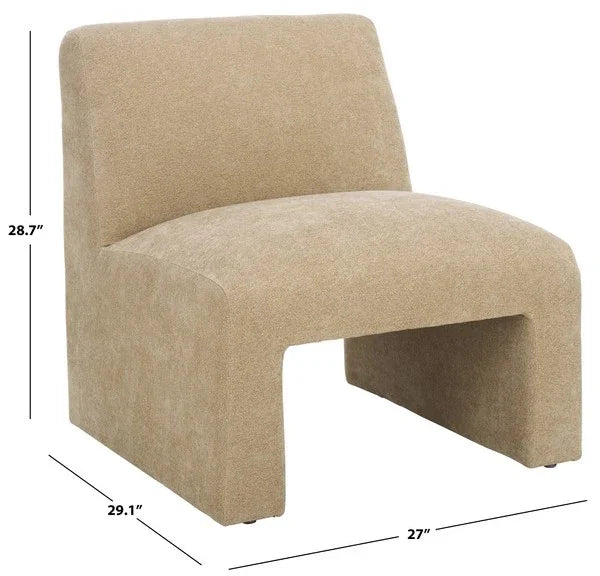 Swip Wood Accent Chair in Sand - The Mayfair Hall